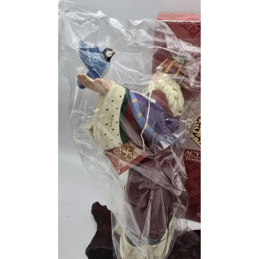 Midwest of Cannon Falls Santa Figure with Bird / Nest NOS 1997 Christmas B